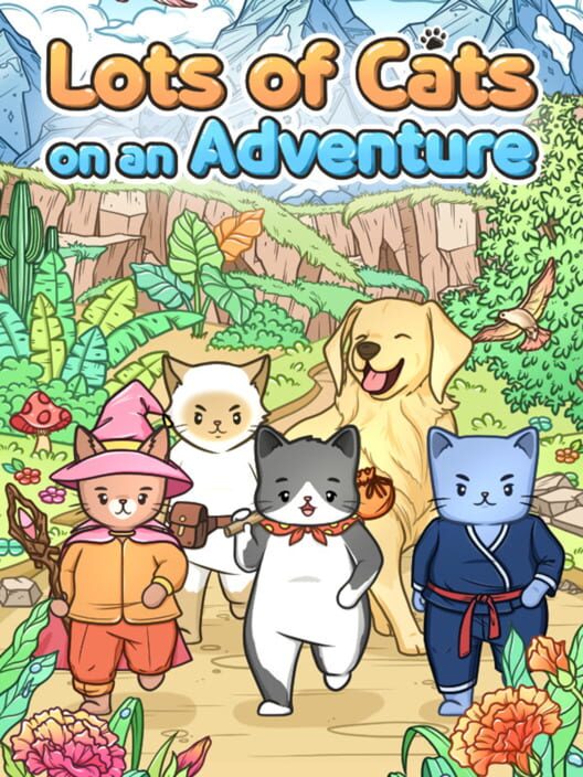 Steam cover for Lots of Cats on an Adventure.