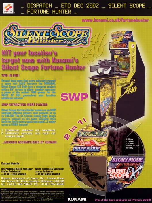 Silent Scope: Fortune Hunter cover