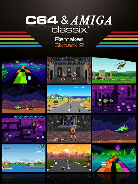 Steam cover for C64 & AMIGA Classix Remakes Sixpack 2.