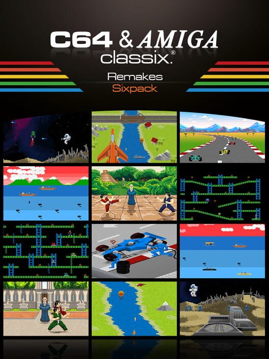 Steam cover for C64 & AMIGA Classix Remakes Sixpack.
