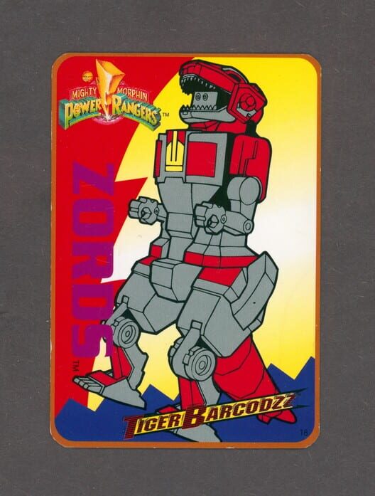 Mighty Morphin Power Rangers: Tiger Barcodzz - 18: Zords cover art