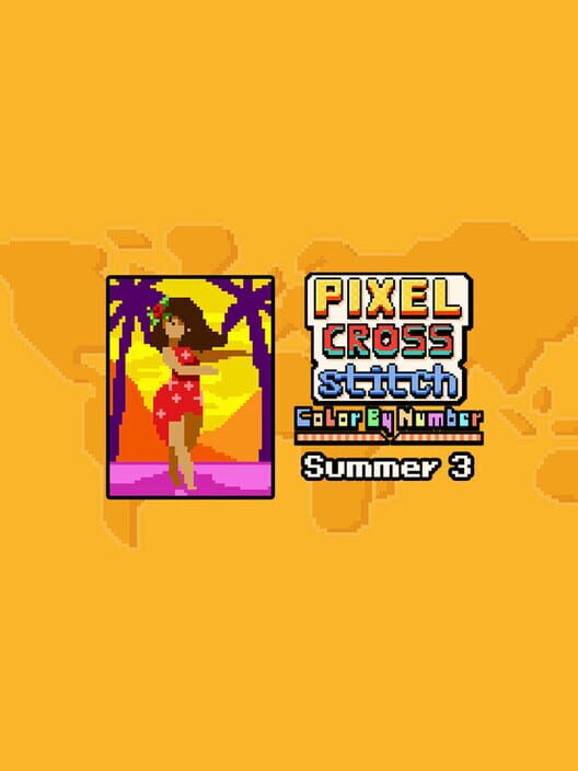Pixel Cross Stitch: Color by Number - Summer Pack 3