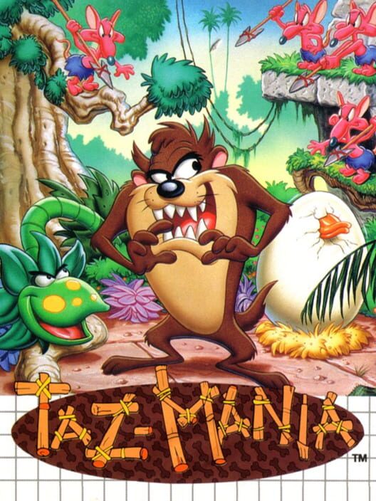 Carátula de Taz Mania Master System PAL España