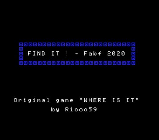 Find It! Cover