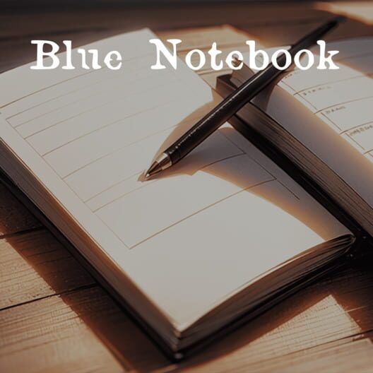 Capa de Blue Notebook