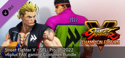 Capa de Street Fighter V: Pro-JP 2022 v6plus FAV gaming Costumes Bundle
