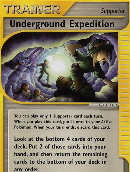 Capa de Construction: Action - Player: E-48-# - Underground Expedition