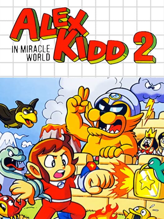 Carátula de Alex Kidd In Miracle World 2 Master System PAL España