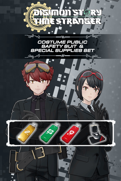 Digimon Story: Time Stranger - Costume Public Safety Suit & Special Supplies Set