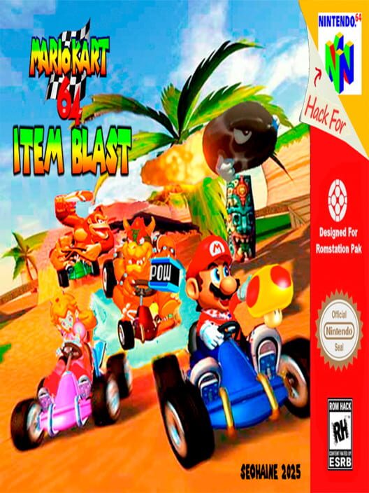 Capa de Mario Kart 64 ITEM BLAST