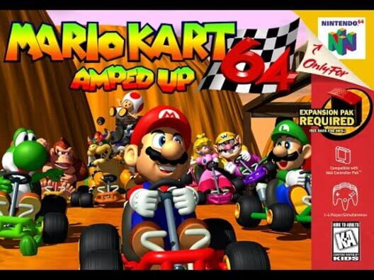 Capa de Mario Kart 64: Amped Up - Version 3