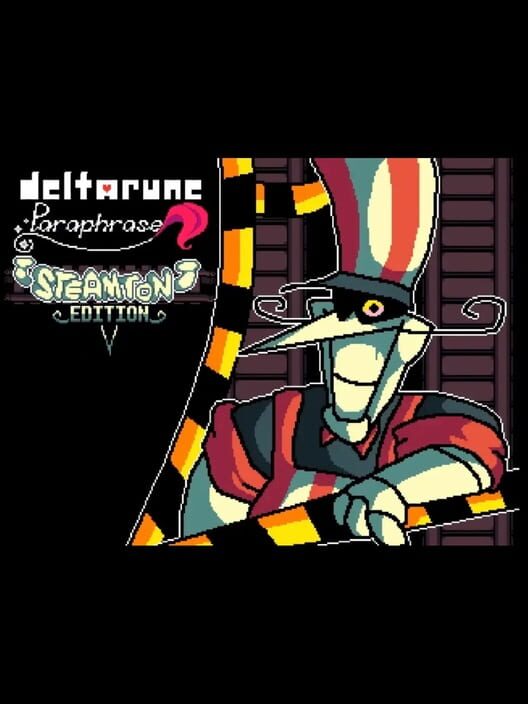 Capa de Deltarune Paraphrase: Steamton Edition