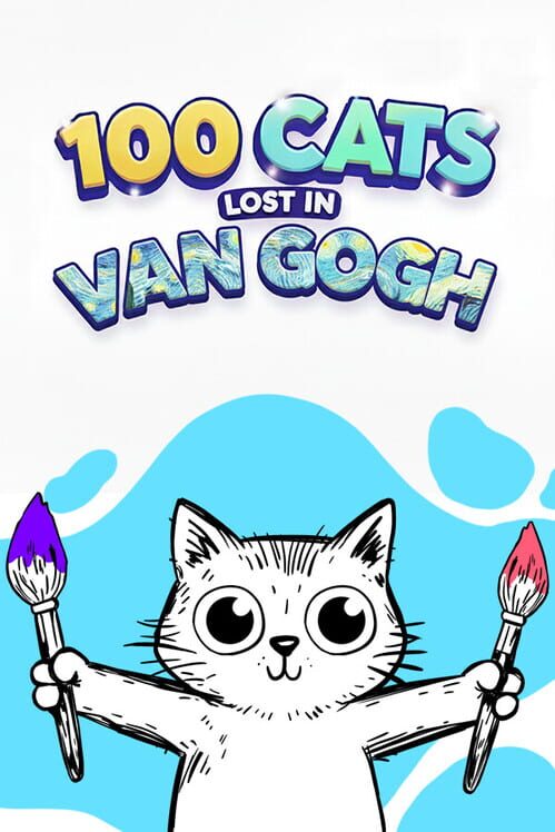 Steam cover for 100 Cats Lost in Van Gogh’s Brushstrokes.