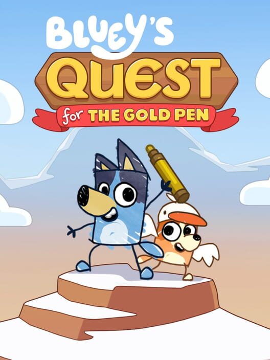 Steam cover for Bluey's Quest For The Gold Pen.