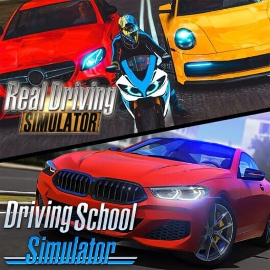 Capa de Racing Simulator Bundle: Driving School Simulator & Real Driving Simulator