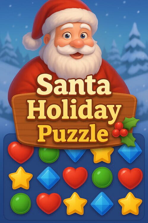 Capa de Santa Holiday Puzzle