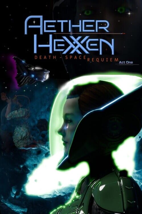 Capa de Aether Hexxen: Death-Space Requiem Act1
