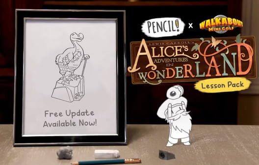 Capa de Pencil! x Walkabout Mini Golf: Alice's Adventures in Wonderland - Lesson Pack