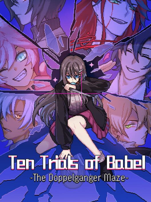 Capa de Ten Trials of Babel: The Doppelganger Maze