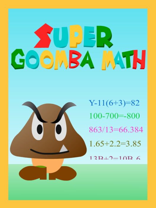 Super Goomba Math cover