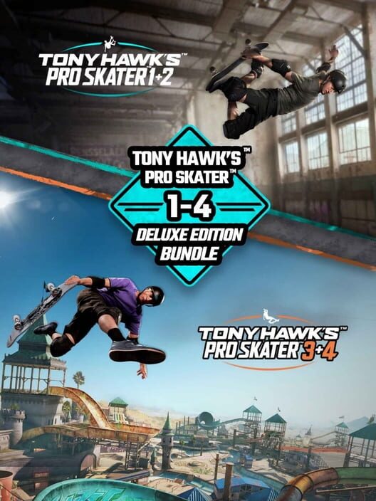 Capa de Tony Hawk's Pro Skater 1-4 Deluxe Edition Bundle