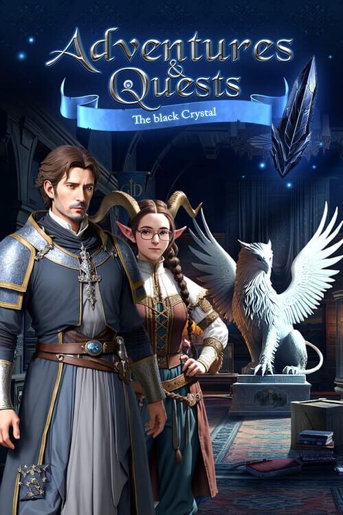 Steam cover for Adventures & Quests - The black Crystal.