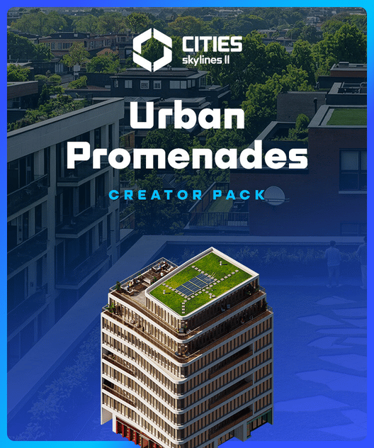 Cities: Skylines II - Creator Pack: Urban Promenades