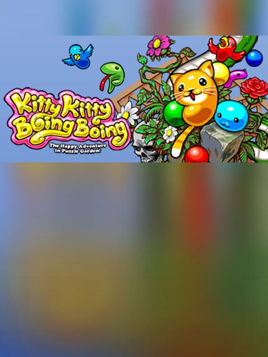 Steam cover for Kitty Kitty Boing Boing: the Happy Adventure in Puzzle Garden!.
