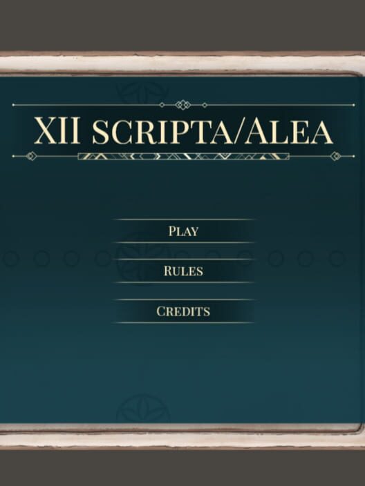 XII Scripta/Alea Cover