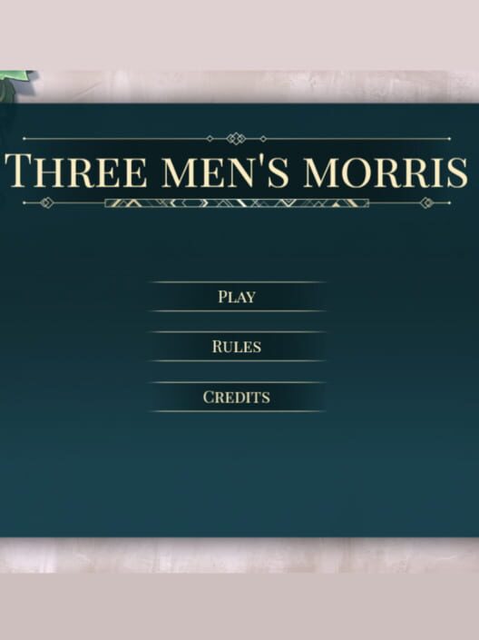 Three Men's Morris Cover