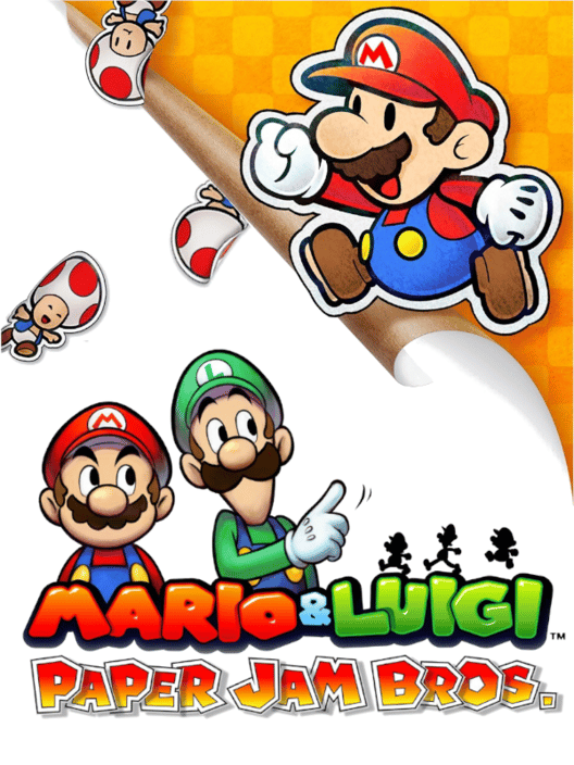 Mario & Luigi: Paper Jam Bros. 封面