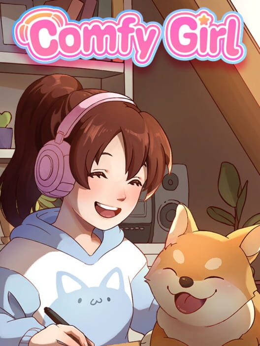 Steam cover for Comfy Girl: Lofi Companion.