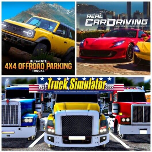 Capa de Real Truck Simulator USA & Ultimate 4x4 Offroad & Real Car Driving Simulator Bundle