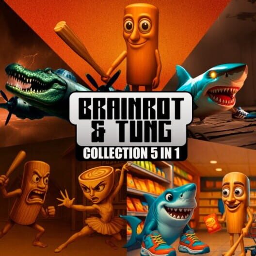 Capa de Brainrot & Tung Collection 5 in 1