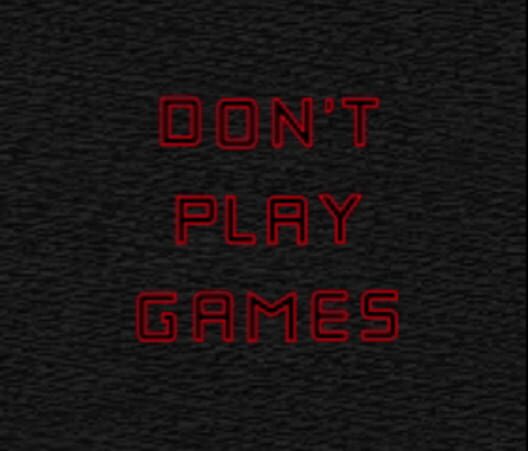 Capa de Don't Play Games