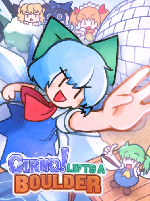 Steam cover for Cirno! Lifts a Boulder.