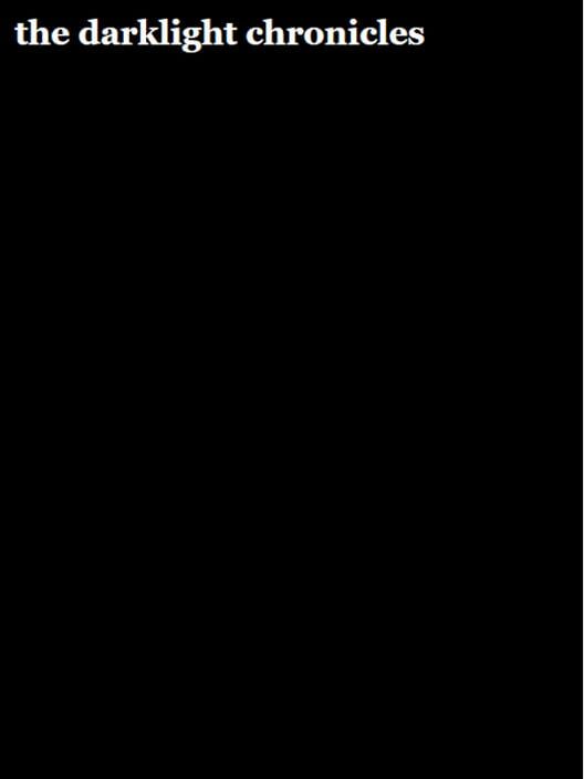 Capa de The Darklight Chronicles