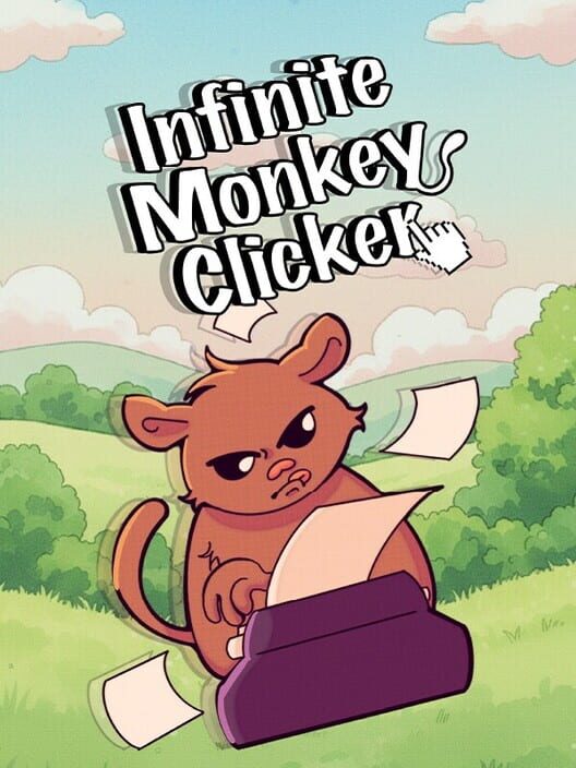 Steam cover for Infinite Monkey Clicker.
