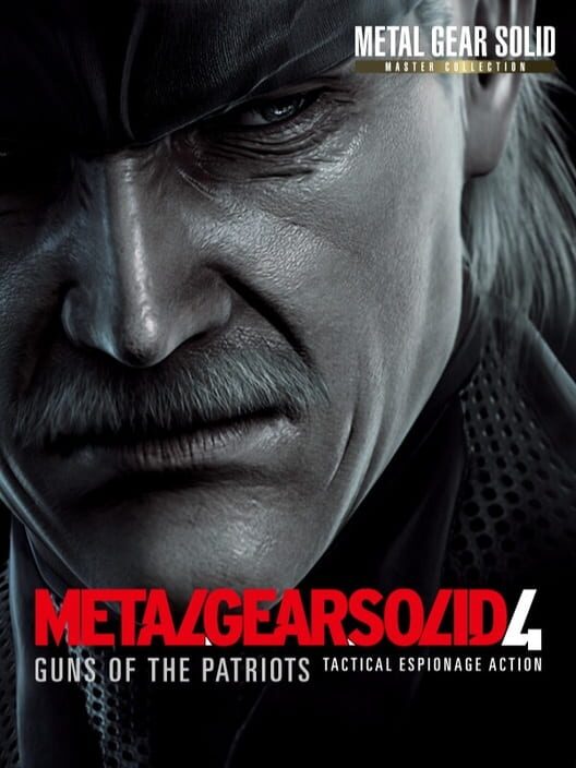 Steam cover for METAL GEAR SOLID 4: Guns of the Patriots - Master Collection Version.
