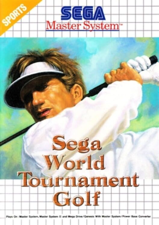 Carátula de Sega World Tournament Golf Master System PAL España