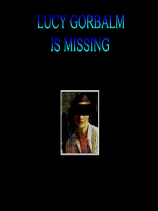 Lucy Gorbalm Is Missing Cover