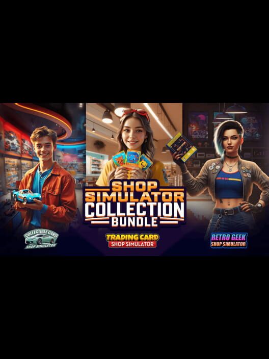 Shop Simulator Collection Bundle: Trading Card & Collectible Cars & Retro Geek
