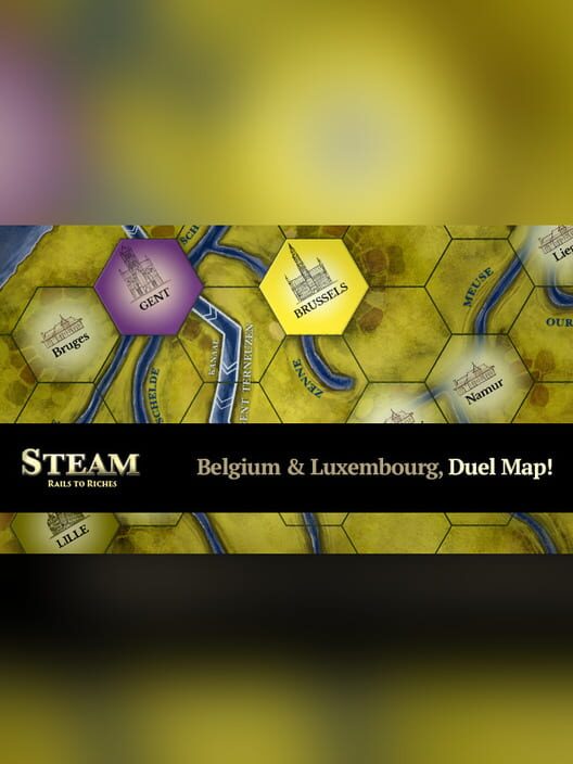 Capa de Steam: Rails to Riches - Belgium & Luxembourg Map
