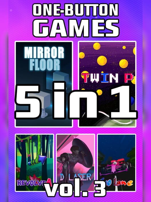 One Button Games 5-in-1 Vol. 3 cover art