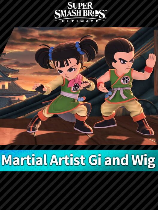 Super Smash Bros Ultimate: Martial Artist Gi and Wig