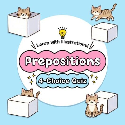 Learn with Illustrations! English Prepositions 4-Choice Quiz