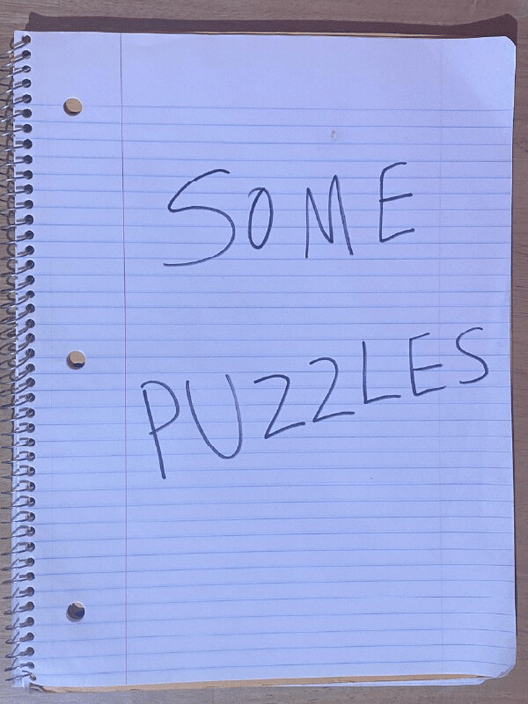 Some Puzzles