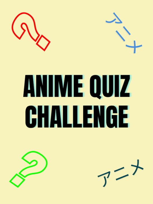 Capa de Anime Quiz Challenge