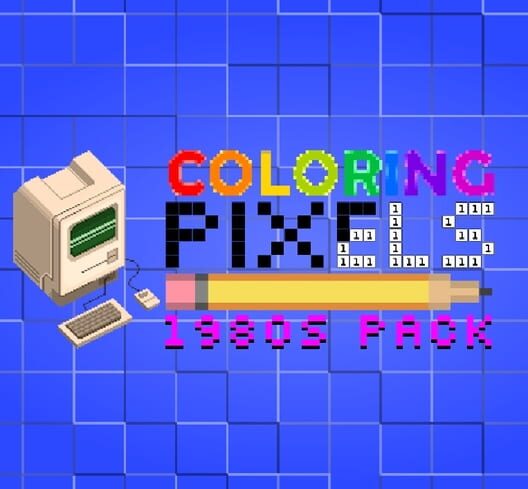 Capa de Coloring Pixels: 1980s Pack