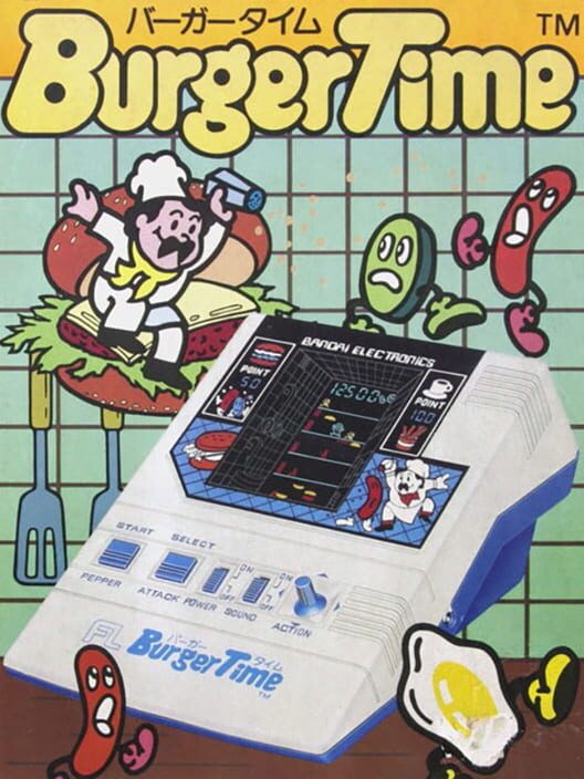Capa de BurgerTime